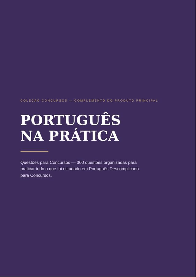 Capa do ebook Português na Prática